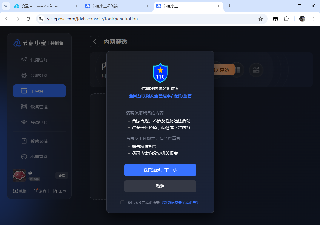 内网穿透方案-节点小宝